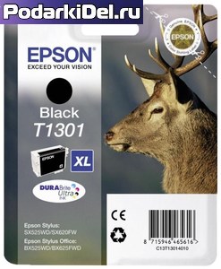 Картридж Epson T1301XL ор. , цвета в ассортименте Картридж Epson T1301XL ор. , цвета в ассортименте