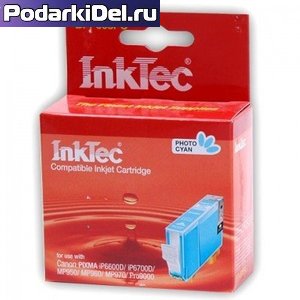Струйный картридж Canon CLI-8PC Photo Cyan, InkTec