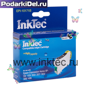 Струйный картридж Epson T1711 Black, InkTec